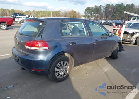 2012 Volkswagen Golf 2.5L 4-Door from USA, damaged, VIN WVWDB7AJ4CW300752